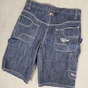 Vintage Willie Esco Mens Denim Shorts Mens‎ 36 Baggy Fit Wide Leg Skater Y2K